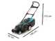 Gardena PowerMax 1800/42 Electric Lawn Mower - 42 cm Blade Width