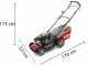 Ama NRT 465 Self-propelled Lawn Mower - 4 in 1: Grass Collector, Mulching, Side and Rear Discharge