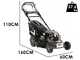 Blackstone SP530 B&amp;S Deluxe - Self-propelled Petrol Lawn Mower - Briggs&amp;Stratton 750PXI Engine