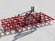 AgriEuro EPM50 fixed tooth harrow - medium series - portable / towed - 50 teeth, foldable - 250 cm