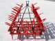 AgriEuro EPM50 fixed tooth harrow - medium series - portable / towed - 50 teeth, foldable - 250 cm