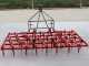 AgriEuro EPM40 medium series fixed tooth harrow -  portable / towed - 40 teeth, foldable - 200 cm