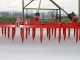 AgriEuro EPM40 medium series fixed tooth harrow -  portable / towed - 40 teeth, foldable - 200 cm
