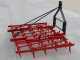 AgriEuro EPM40 medium series fixed tooth harrow -  portable / towed - 40 teeth, foldable - 200 cm