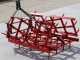 AgriEuro EPL40 light fixed tooth harrow -  portable / towed - 40 teeth, foldable - 200 cm