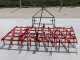 AgriEuro EPL40 light fixed tooth harrow -  portable / towed - 40 teeth, foldable - 200 cm