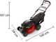 Ama TRX 481H Self-propelled Lawn Mower with Grass Collector, Mulching, Side and Rear Discharge - Honda GCVx Engine