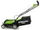 Greenworks G40LM35 40V Battery-powered Electric Lawn Mower - 35 cm Cutting Width - 4Ah Battery