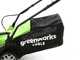 Greenworks G40LM35 40 V Battery-powered Electric Lawn Mower - 35 cm Cutting Width - WITHOUT BATTERY AND BATTERY CHARGER