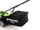 Greenworks G40LM35 40 V Battery-powered Electric Lawn Mower - 35 cm Cutting Width - WITHOUT BATTERY AND BATTERY CHARGER