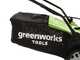Greenworks G40LM35 40 V Battery-powered Electric Lawn Mower - 35 cm Cutting Width - WITHOUT BATTERY AND BATTERY CHARGER