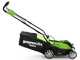 Greenworks G40LM35 40 V Battery-powered Electric Lawn Mower - 35 cm Cutting Width - WITHOUT BATTERY AND BATTERY CHARGER