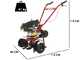 Rotalux 52A H55 Garden Tiller with 75 cm Tiller - Honda 163 cc Engine - 1 Forward Gear
