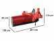 AgriEuro LLP200 Tractor-mounted Hydraulic Grader Blade - Heavy Series - Swivel Ring and Rotating Blade