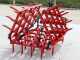 AgriEuro EPPR50 heavy-duty reinforced fixed tooth harrow -  portable / towed - 50 teeth - 250 cm