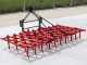 AgriEuro EPPR50 heavy-duty reinforced fixed tooth harrow -  portable / towed - 50 teeth - 250 cm