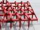 AgriEuro EPPR50 heavy-duty reinforced fixed tooth harrow -  portable / towed - 50 teeth - 250 cm