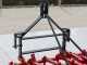 AgriEuro EPPR50 heavy-duty reinforced fixed tooth harrow -  portable / towed - 50 teeth - 250 cm