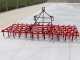AgriEuro EPPR60 heavy-duty reinforced fixed tooth harrow -  portable / towed - 60 teeth - 300 cm