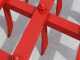 AgriEuro EPPR60 heavy-duty reinforced fixed tooth harrow -  portable / towed - 60 teeth - 300 cm