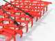 AgriEuro EPPR60 heavy-duty reinforced fixed tooth harrow -  portable / towed - 60 teeth - 300 cm