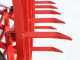 AgriEuro EPPR60 heavy-duty reinforced fixed tooth harrow -  portable / towed - 60 teeth - 300 cm