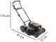 Blackstone M510 Hand-pushed Petrol Lawn Mower for Mulching Cutting System - 2 in 1: Mulching + Side Discharge
