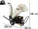 BlackStone GBD-1500 BS - Professional petrol garden shredder - B&amp;S 13.5 engine