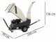 BlackStone GBD-1500 L - Professional petrol garden shredder - 15 HP Loncin engine