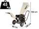 BlackStone GBK 600 - Petrol garden shredder - 7 HP gasoline engine