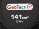 GeoTech Pro S46-140BG Petrol Lawn Mower - Self-propelled 2 in 1: Grass Collection + Rear Discharge