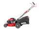 GeoTech Pro S46-140BG Petrol Lawn Mower - Self-propelled 2 in 1: Grass Collection + Rear Discharge
