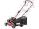 GeoTech Pro S46-140BG Petrol Lawn Mower - Self-propelled 2 in 1: Grass Collection + Rear Discharge