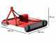 GeoTech Pro flat tractor mounted rotary slasher with vertical axis model SLP 140