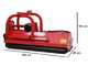 GeoTech-Pro RMF140 - Reversible Tractor-mounted Flail Mower - Medium-heavy Series - Hydraulic Shift