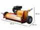 GeoTech Pro GTRB120 - ATV-mounted Trailed Rough Cut Mower - Loncin G420FD