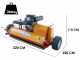 GeoTech Pro GTRB145 - ATV-mounted Trailed Rough Cut Mower - Loncin LC2V80FD
