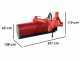 AgriEuro LLP200 Tractor-mounted Hydraulic Grader Blade - Heavy Series - Swivel Ring and Rotating Blade