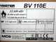 Master BV 110 E - Indirectly Heating Diesel-fuelled Hot Air Generator