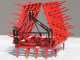 AgriEuro EPPR60 D.T. heavy-duty reinforced fixed tooth harrow - double reinforced frame - 60 teeth - 300 cm