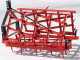 AgriEuro EPL46 heavy-duty reinforced fixed tooth harrow - portable / towed - 46 teeth, foldable - 225 cm