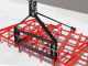 AgriEuro EPL46 heavy-duty reinforced fixed tooth harrow - portable / towed - 46 teeth, foldable - 225 cm