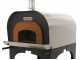 AgriEuro Premium Line Cibus Inox 1000 -  Outdoor Wood-fired Oven with 100 &Oslash; Chamber, 6 Pizzas