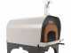 AgriEuro Premium Line Cibus Inox 1000 -  Outdoor Wood-fired Oven with 100 &Oslash; Chamber, 6 Pizzas