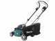 Makita DLM380PM2 Battery-powered Electric Lawn Mower  - 2 X 4Ah Batteries - 2 in 1 - 43 cm Cutting Width
