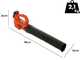 BCBL200L-QW Black &amp; Decker Axial Leaf Blower - 18 V 2 Ah Lithium Battery