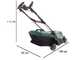 BOSCH AdvancedRotak 750 Electric Lawn Mower - 45 cm Cutting Blade - 50 L Grass Collector