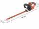 Black &amp; Decker BEHTS401-QS Electric Hedge Trimmer - 500 W Hedge Trimmer with 55 cm Bar