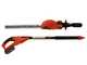 Black &amp; Decker GTC1843L20-QW Battery-powered Hedge Trimmer on Extension Pole, 18V - 2 Ah Battery