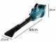 Makita DUB362Z Battery-powered Leaf Blower - 2 18 v 5 Ah Lithium-ion Batteries